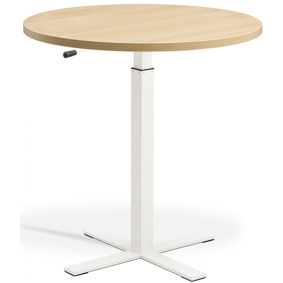 Boost Gas Lift Single Leg Table for Round Tops